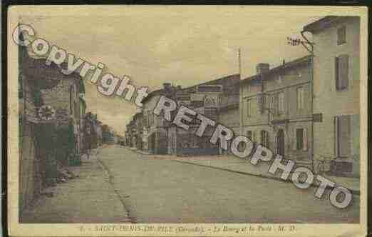 Ville de SAINTDENISDEPILE Carte postale ancienne