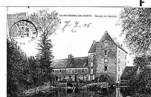 Ville de SAINTDENISLESPONTS Carte postale ancienne