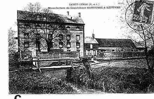 Ville de SAINTEGEMMEMORONVAL Carte postale ancienne