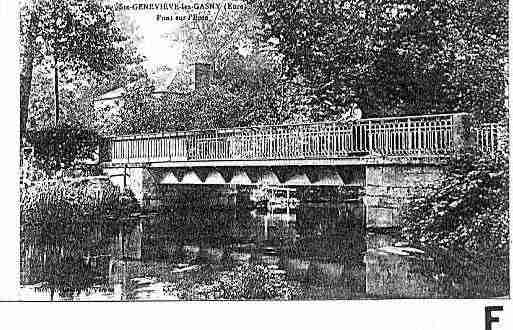 Ville de SAINTEGENEVIEVELESGASNY Carte postale ancienne