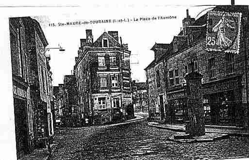 Ville de SAINTEMAUREDETOURAINE Carte postale ancienne