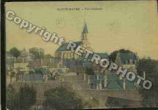 Ville de SAINTEMAUREDETOURAINE Carte postale ancienne