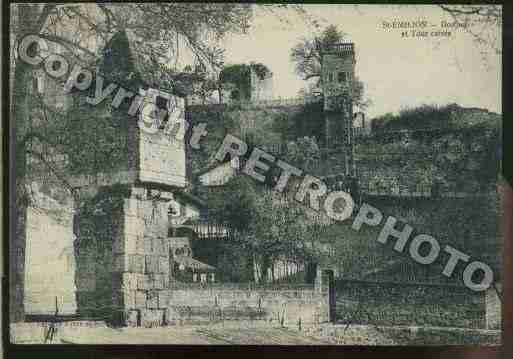 Ville de SAINTEMILION Carte postale ancienne