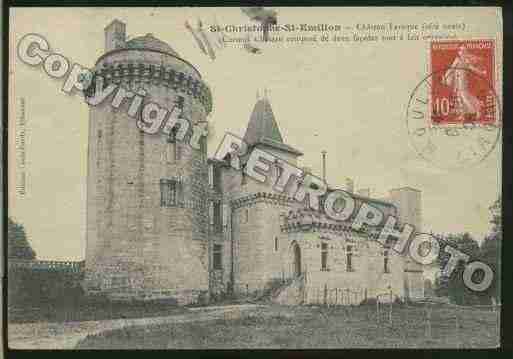 Ville de SAINTEMILION Carte postale ancienne