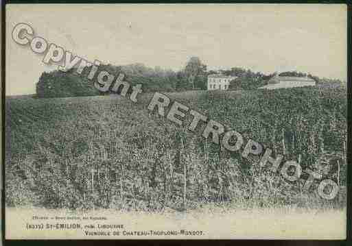 Ville de SAINTEMILION Carte postale ancienne