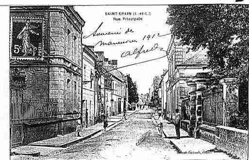 Ville de SAINTEPAIN Carte postale ancienne