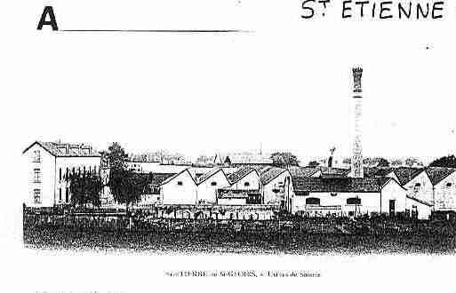 Ville de SAINTETIENNEDESTGEOIRS Carte postale ancienne