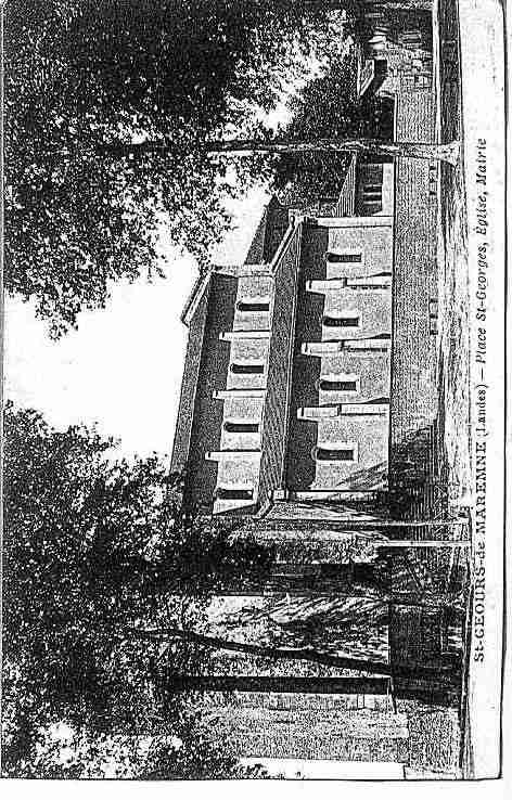 Ville de SAINTGEOURSDEMAREMME Carte postale ancienne