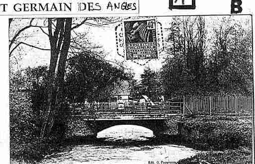 Ville de SAINTGERMAINDESANGLES Carte postale ancienne