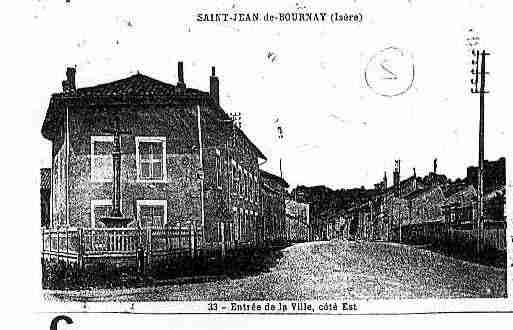 Ville de SAINTJEANDEBOURNAY Carte postale ancienne Ville de SAINTJEANDEBOURNAY Carte postale ancienne