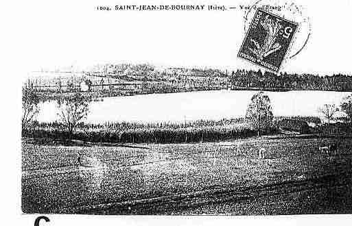 Ville de SAINTJEANDEBOURNAY Carte postale ancienne