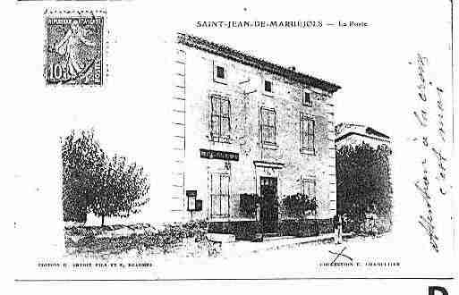 Ville de SAINTJEANDEMARUEJOLS Carte postale ancienne