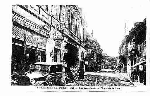 Ville de SAINTLAURENTDUPONT Carte postale ancienne