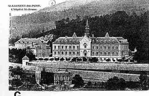 Ville de SAINTLAURENTDUPONT Carte postale ancienne