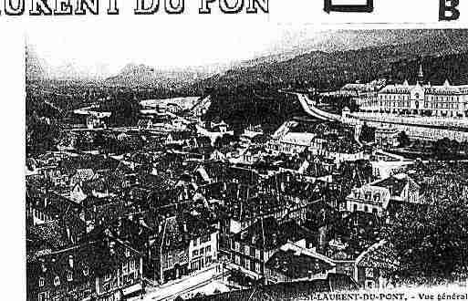 Ville de SAINTLAURENTDUPONT Carte postale ancienne