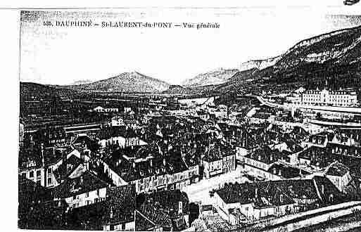 Ville de SAINTLAURENTDUPONT Carte postale ancienne