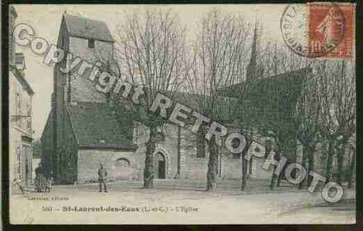 Ville de SAINTLAURENTNOUAN Carte postale ancienne