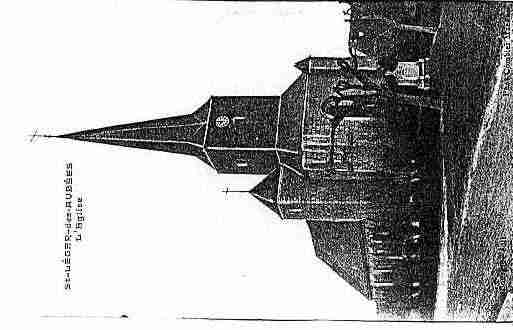 Ville de SAINTLEGERDESAUBEES Carte postale ancienne