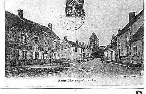 Ville de SAINTLEONARDENBEAUCE Carte postale ancienne Ville de SAINTLEONARDENBEAUCE Carte postale ancienne