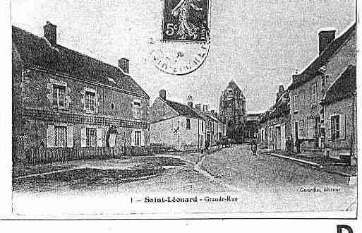 Ville de SAINTLEONARDENBEAUCE Carte postale ancienne