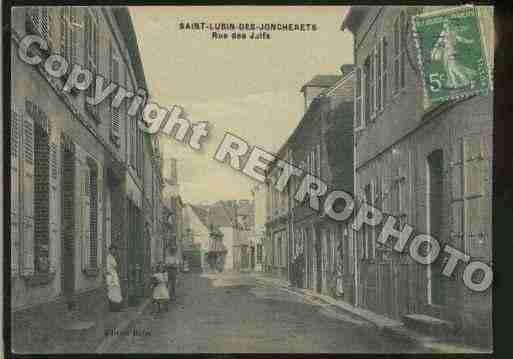 Ville de SAINTLUBINDESJONCHERETS Carte postale ancienne