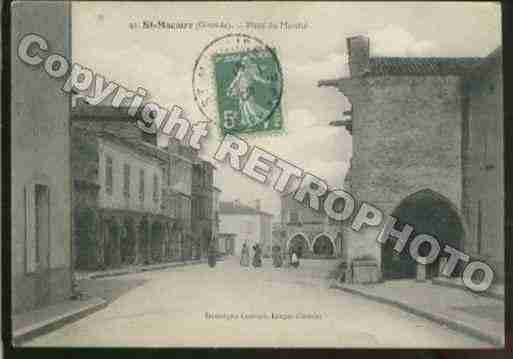 Ville de SAINTMACAIRE Carte postale ancienne Ville de SAINTMACAIRE Carte postale ancienne