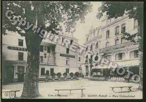 Ville de SAINTMALO Carte postale ancienne