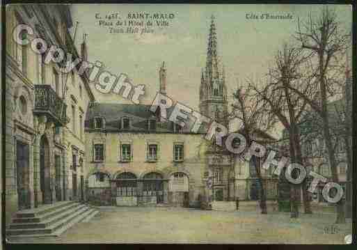 Ville de SAINTMALO Carte postale ancienne Ville de SAINTMALO Carte postale ancienne