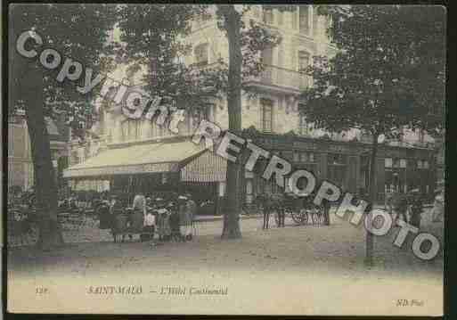 Ville de SAINTMALO Carte postale ancienne