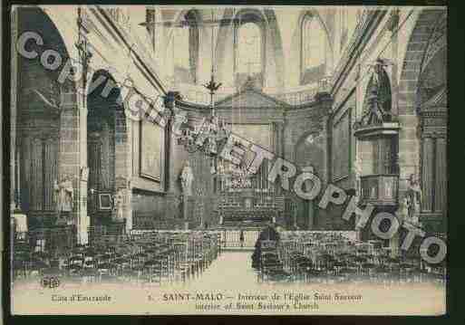 Ville de SAINTMALO Carte postale ancienne