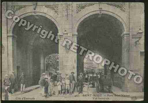 Ville de SAINTMALO Carte postale ancienne