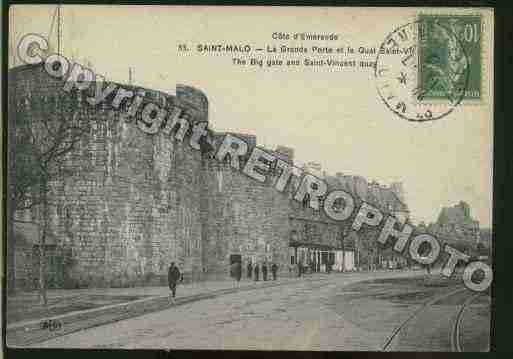 Ville de SAINTMALO Carte postale ancienne