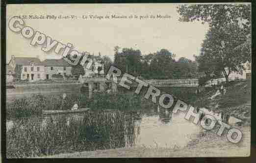 Ville de SAINTMALODEPHILY Carte postale ancienne