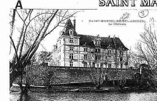 Ville de SAINTMARCELBELACCUEIL Carte postale ancienne