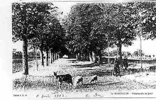 Ville de SAINTMARCELLIN Carte postale ancienne