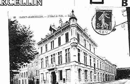 Ville de SAINTMARCELLIN Carte postale ancienne