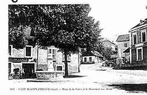 Ville de SAINTMARTIND\'URIAGE Carte postale ancienne