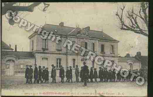 Ville de SAINTMARTINLEBEAU Carte postale ancienne