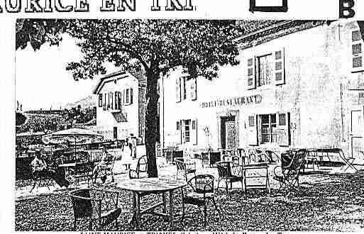 Ville de SAINTMAURICEENTRIEVES Carte postale ancienne