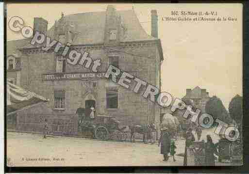 Ville de SAINTMEENLEGRAND Carte postale ancienne