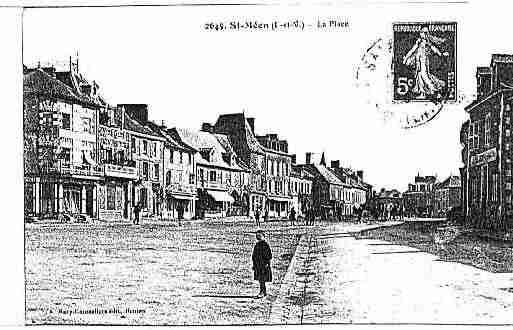 Ville de SAINTMEENLEGRAND Carte postale ancienne