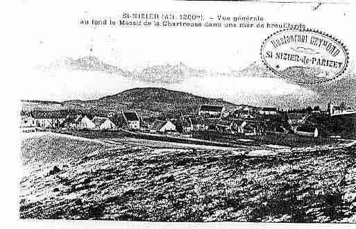 Ville de SAINTNIZIER Carte postale ancienne