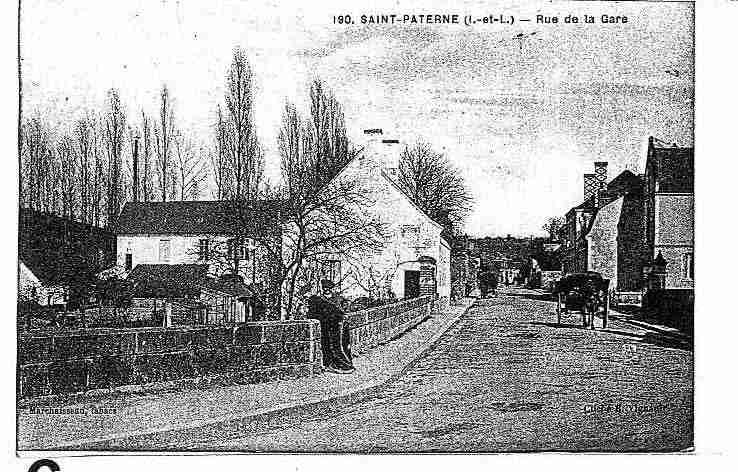 Ville de SAINTPATERNERACAN Carte postale ancienne