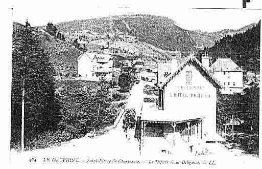 Ville de SAINTPIERREDECHARTREUSE Carte postale ancienne