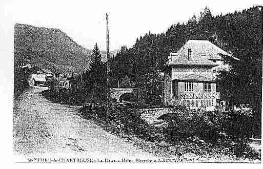 Ville de SAINTPIERREDECHARTREUSE Carte postale ancienne