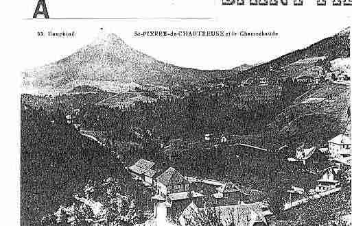 Ville de SAINTPIERREDECHARTREUSE Carte postale ancienne