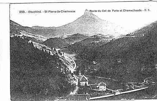 Ville de SAINTPIERREDECHARTREUSE Carte postale ancienne