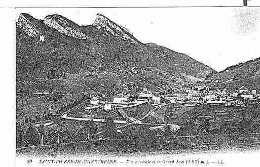 Ville de SAINTPIERREDECHARTREUSE Carte postale ancienne