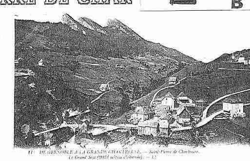 Ville de SAINTPIERREDECHARTREUSE Carte postale ancienne