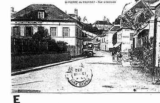 Ville de SAINTPIERREDUVAUVRAY Carte postale ancienne